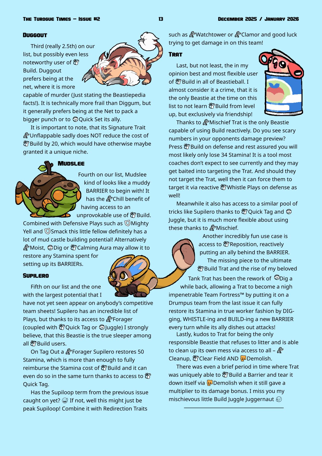 Page 13. Mechanic Deep Dive on Build